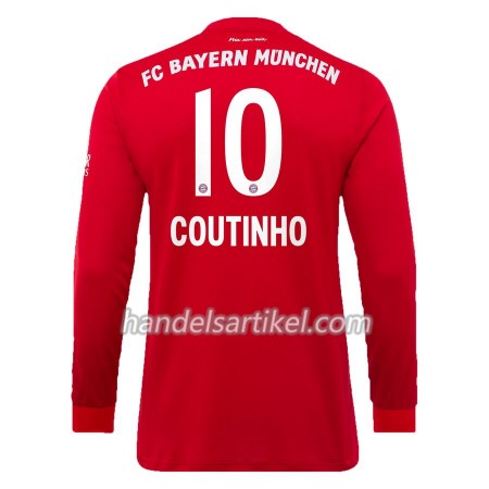 FC Bayern München Philippe Coutinho 10 Heim Trikotsatz 2019/20 Langarm